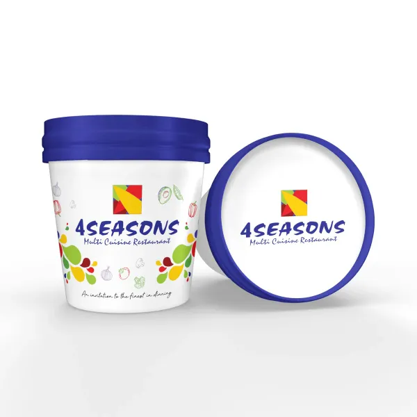 4 Seasons Multi Cuisine Restaurant tub — packaging design by Chachir