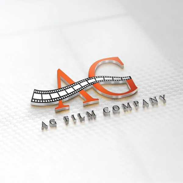 AG Film Company film production logo design by Chachir