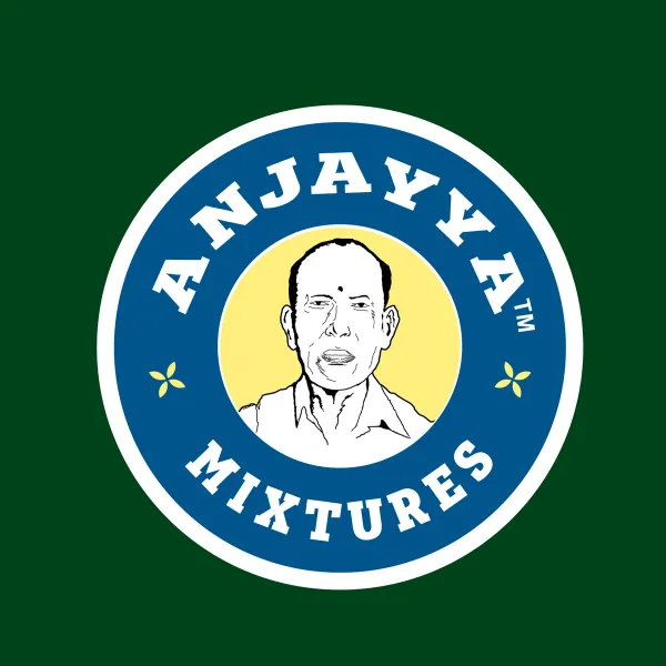Anjayya Mixtures logo — snacks client of Chachir