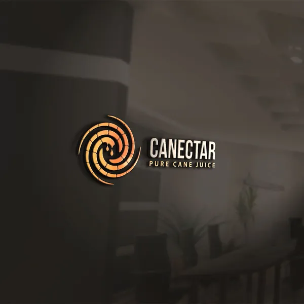 Canectar cane juice logo design by Chachir