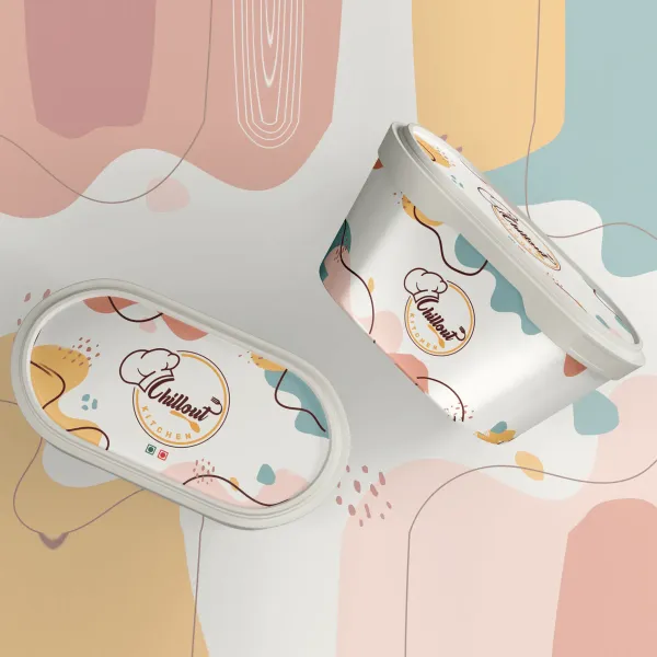 Chillout Kitchen tub — packaging design by Chachir