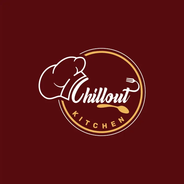 Chillout Kitchen restaurant logo design by Chachir