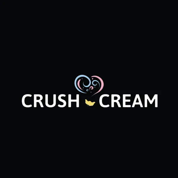Crush Cream logo — ice cream client of Chachir
