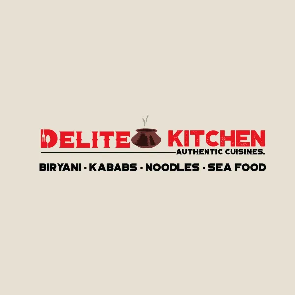 Delite Kitchen logo — restaurant client of Chachir