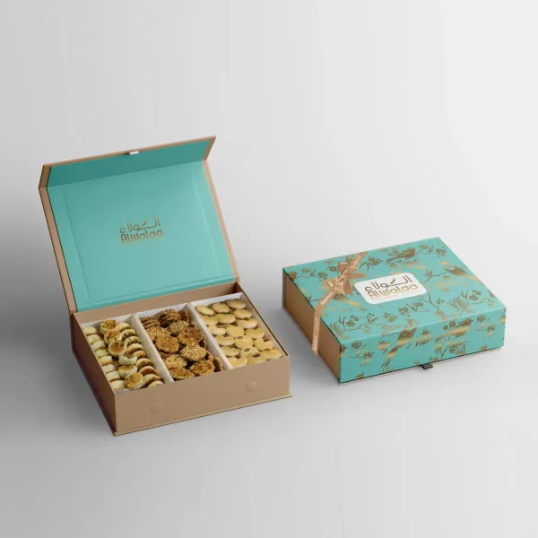 Dry fruit sweets gift box — packaging design by Chachir