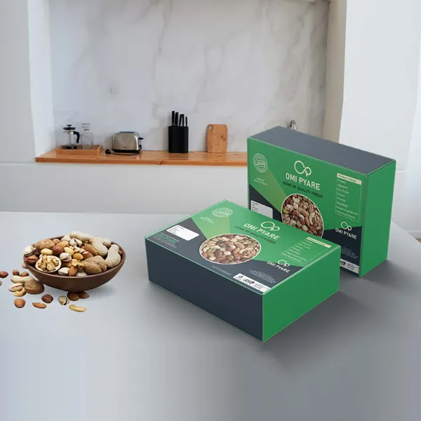 Dry fruits gift box — packaging design by Chachir