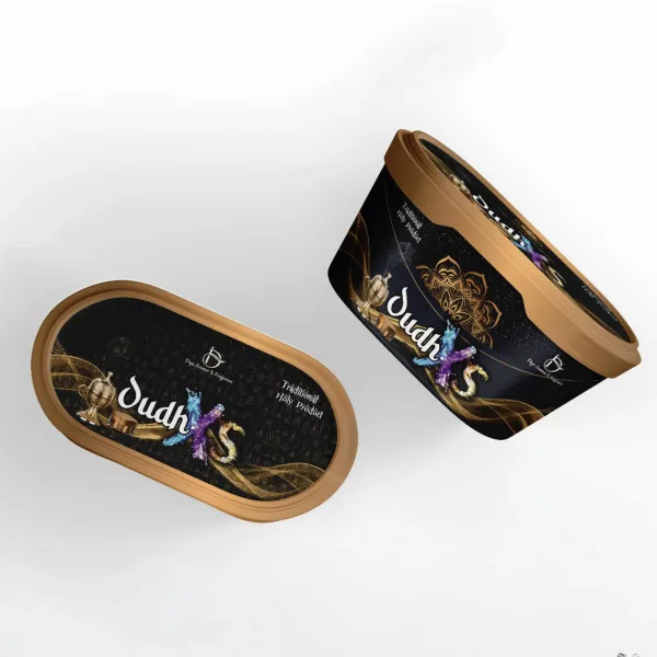 Dudh XS tub — packaging design by Chachir