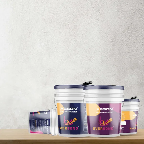 Everbond emulsion paint buckets — packaging design by Chachir