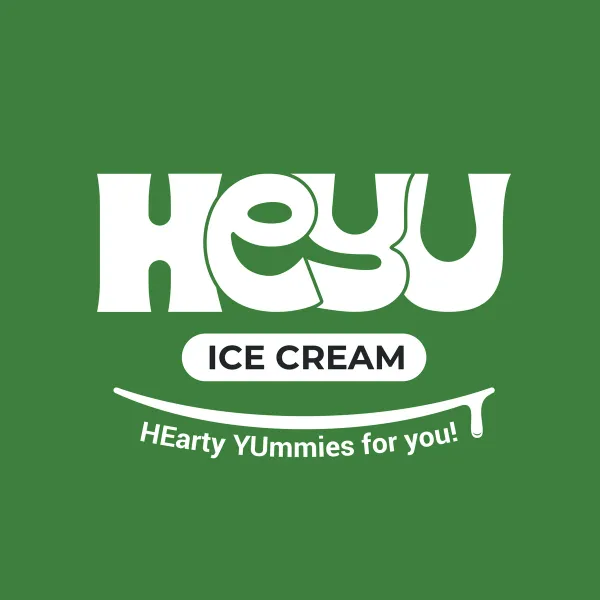 Heyu Ice Cream logo — client of Chachir
