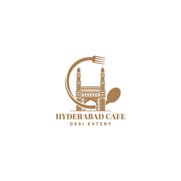 Hyderabad Cafe restaurant logo design by Chachir