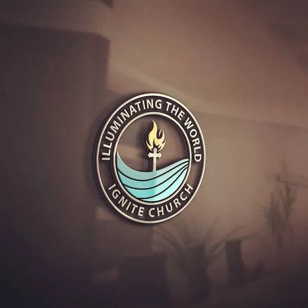 Ignite Church logo design by Chachir