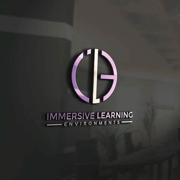 Immersive Learning Environments education logo design by Chachir