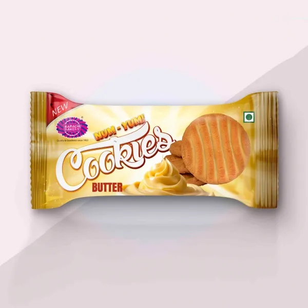 Karachi Bakery Butter Cookies wrapper — packaging design by Chachir