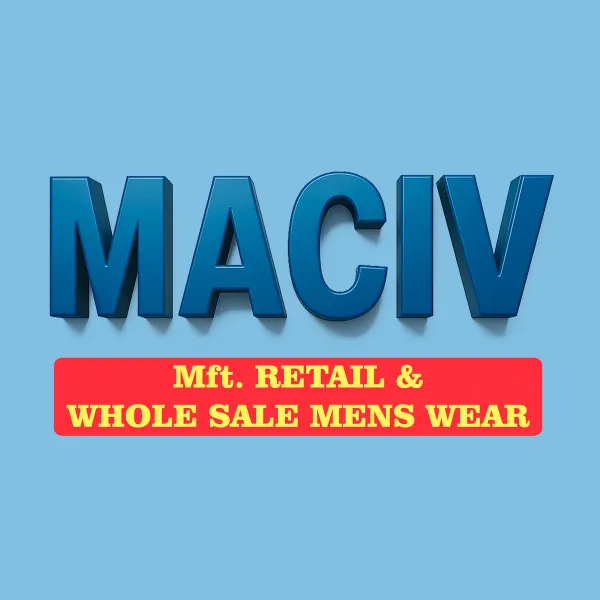 Maciv logo — menswear client of Chachir