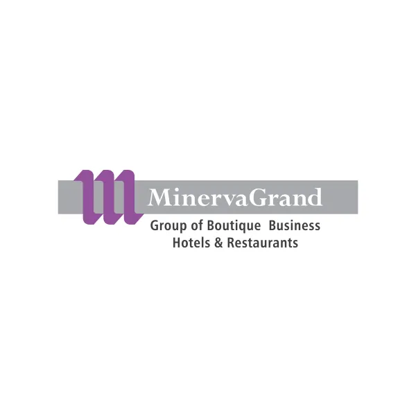 Minerva Grand logo — hotels & restaurants client of Chachir