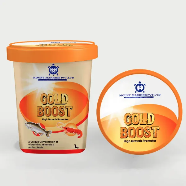 Mount Marrine Gold Boost tub — packaging design by Chachir