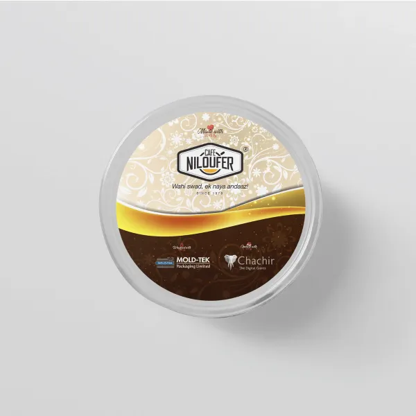 Niloufer tub — packaging design by Chachir