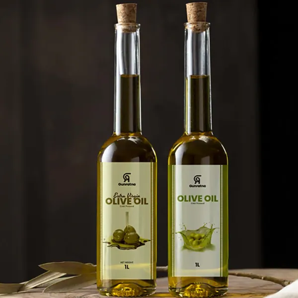 Olive oil bottles — packaging design by Chachir