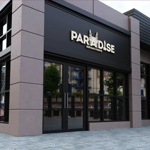 Paradise Biryani Pointe restaurant logo design by Chachir