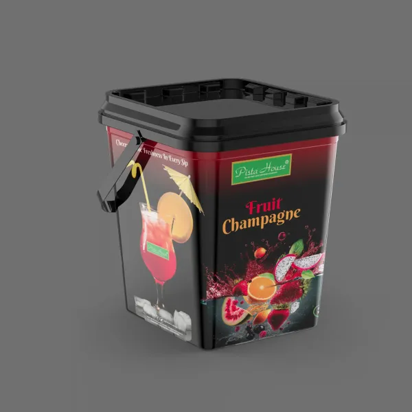 Pista House Fruit Champagne bucket — packaging design by Chachir