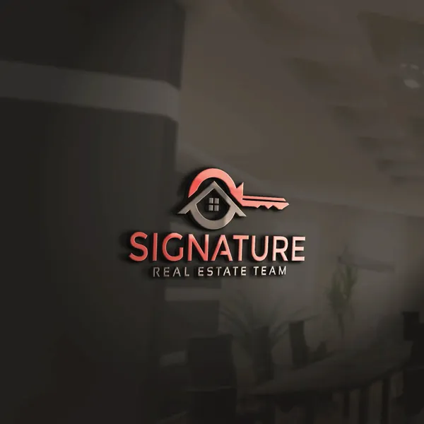Signature Real Estate Team logo design by Chachir