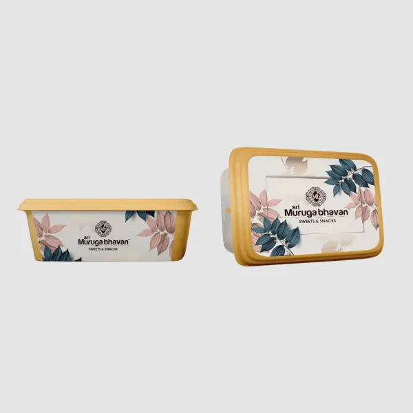 Sri Muruga Bhavan tray — packaging design by Chachir