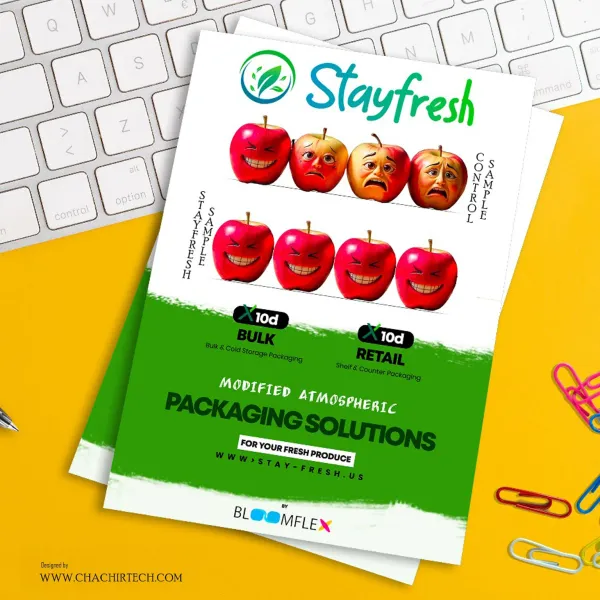 Stayfresh MAP packaging flyer — packaging design by Chachir