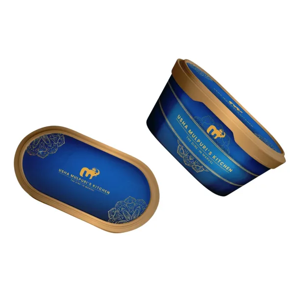 Usha Mulpuris Kitchen tub — packaging design by Chachir