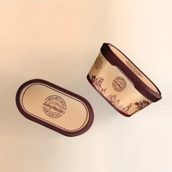 Vana Bhojanam container — packaging design by Chachir