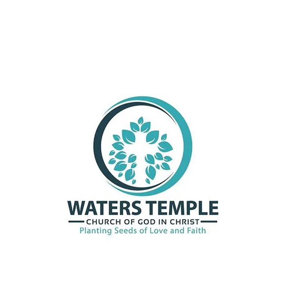 Waters Temple Church of God in Christ logo design by Chachir