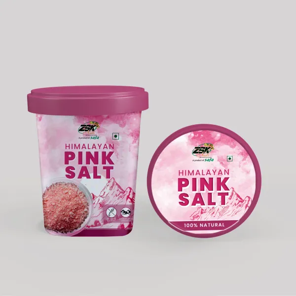 ZSK Himalayan Pink Salt tub — packaging design by Chachir