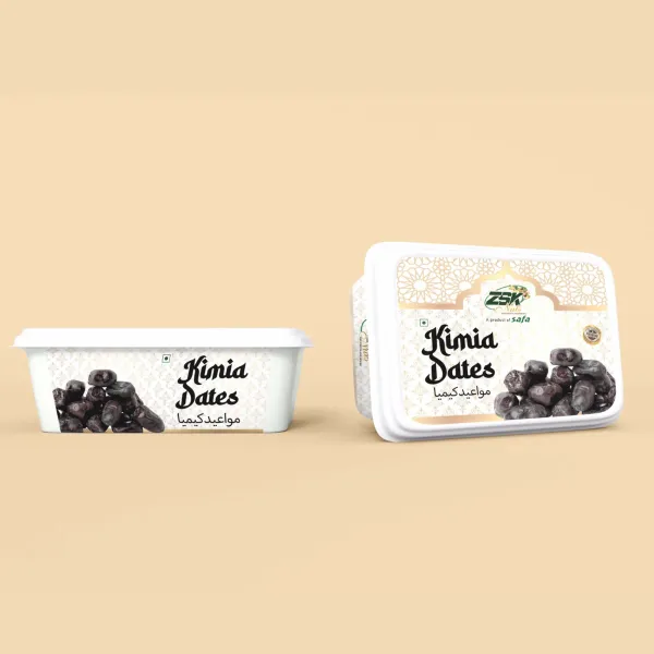 ZSK Kimia Dates tray — packaging design by Chachir