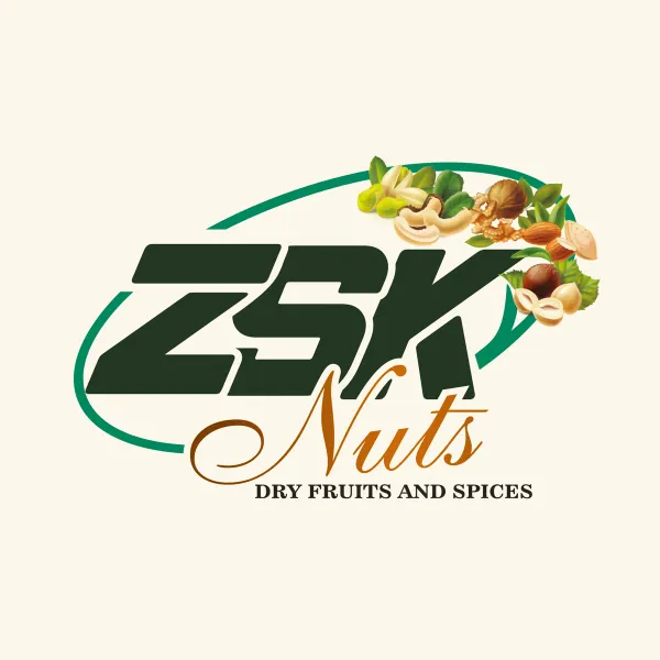 ZSK Nuts logo — dry fruits & spices client of Chachir
