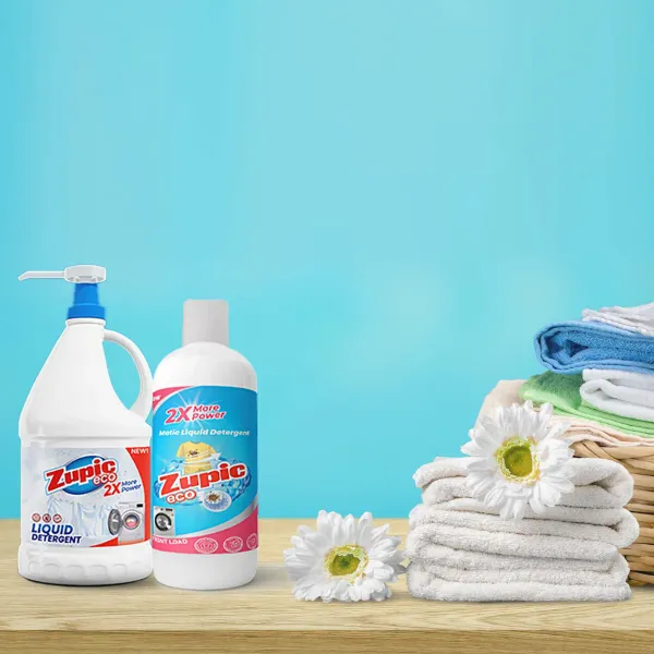 Zupic liquid detergent bottles — packaging design by Chachir